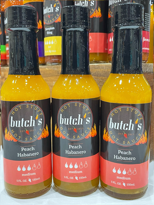 Peach Habanero Hot Sauce (Medium)
