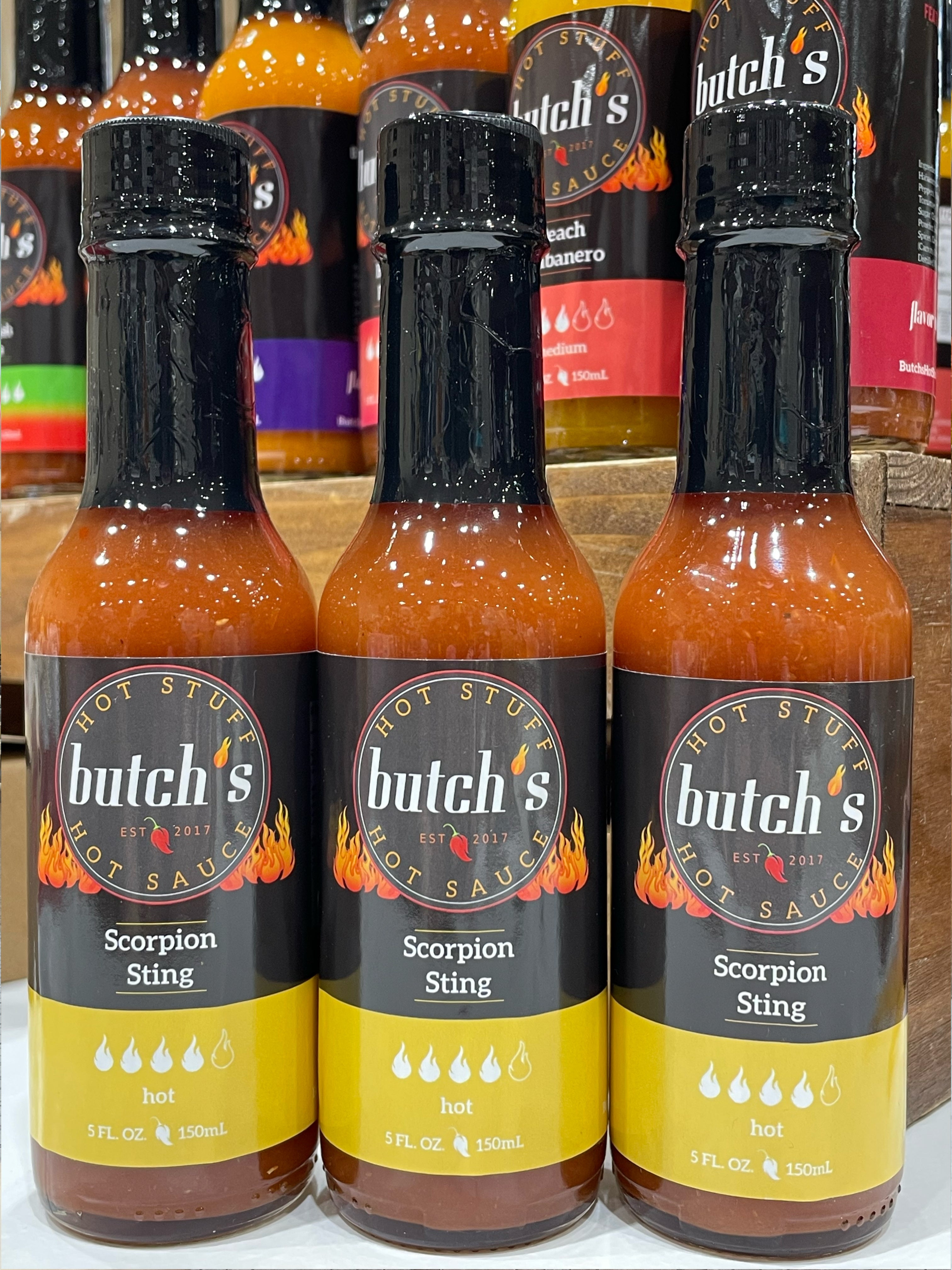 Scorpion Sting Hot Sauce (Medium) – Butch's Hot Stuff Hot Sauce