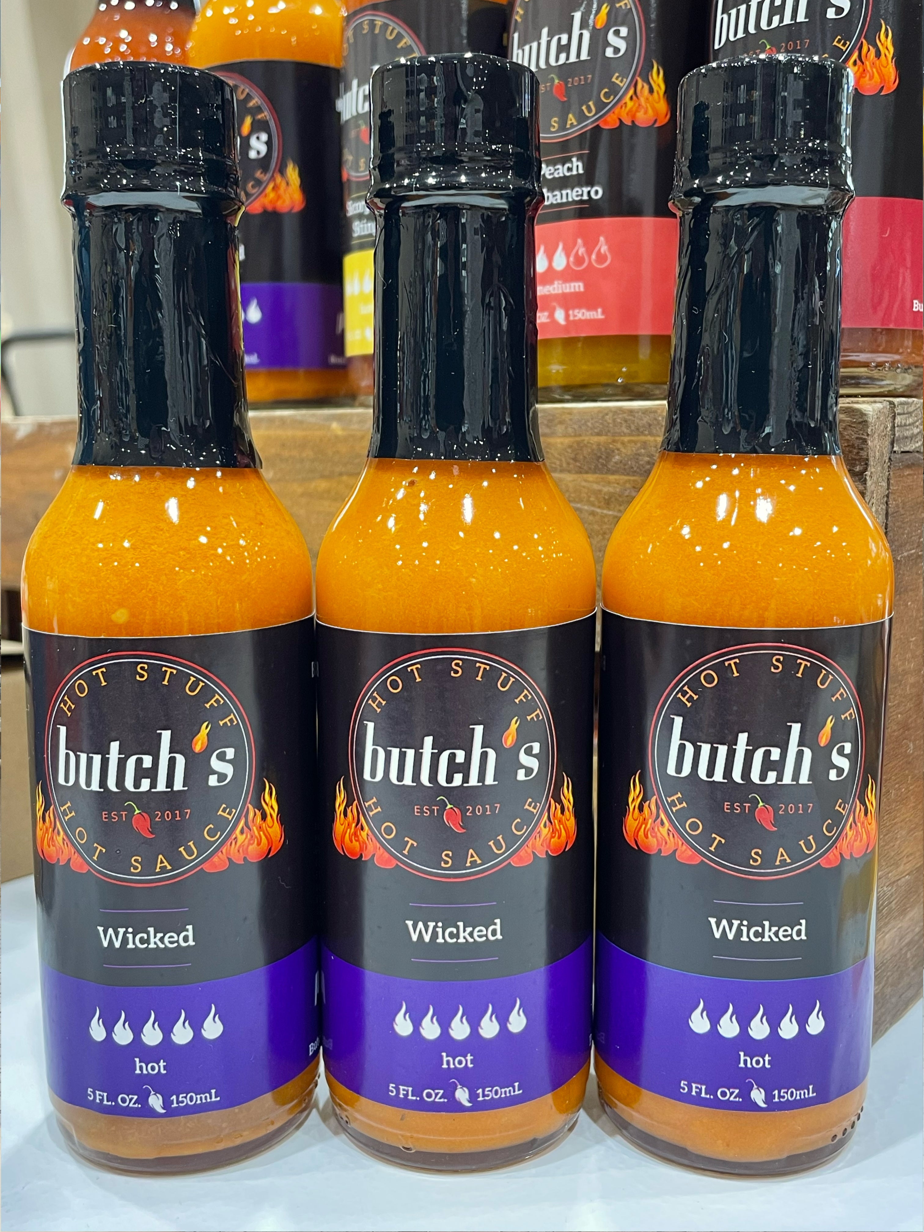 Products – Butch's Hot Stuff Hot Sauce